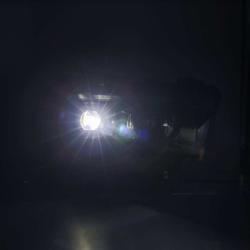 AlphaRex 19-21 Ram 2500 LUXX LED Proj Headlights Plank Style Alpha Blk w/Activ Light/Seq Signal/DRL 880549 *Discontinued