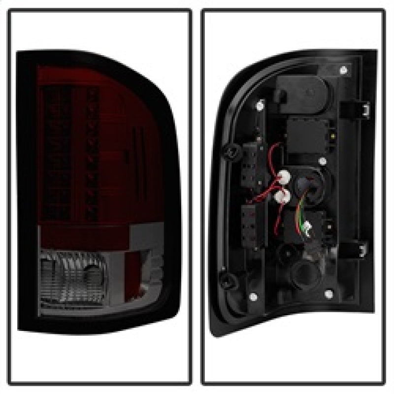 Spyder Chevy Silverado 07-13 LED Tail Lights Red Smoke ALT-YD-CS07-LED-RS 5001801