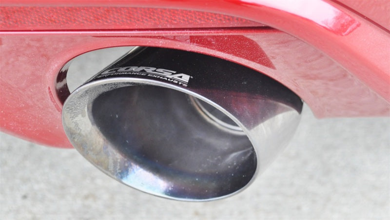 Corsa Performance 2015 Ford Mustang GT 5.0 3" Cat Back Exhaust, Polish Dual 4.5