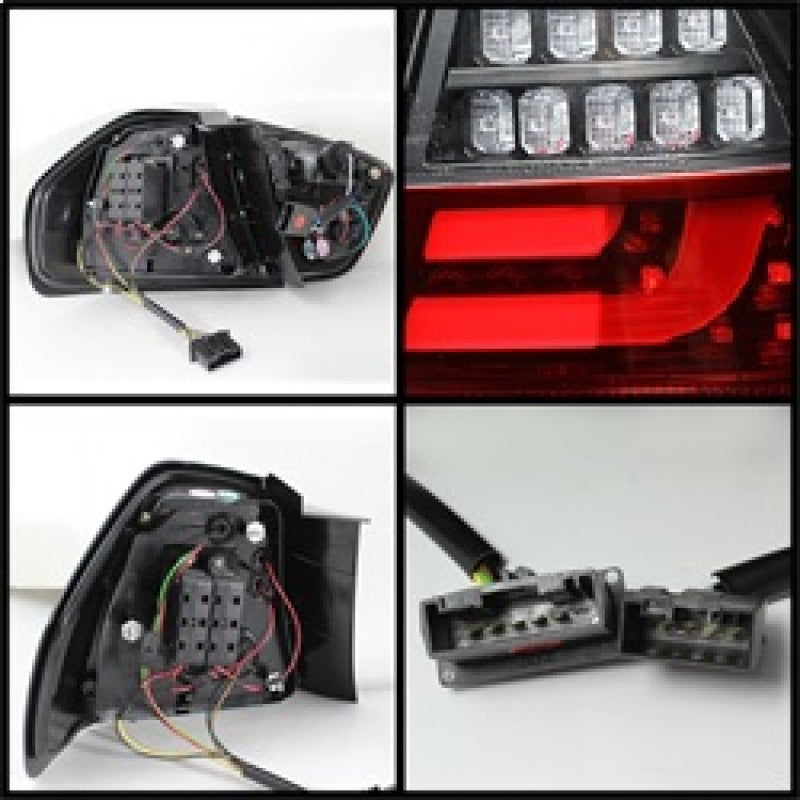 Spyder BMW E90 3-Series 06-08 4Dr LED Indicator LED Tail Lights Blk ALT-YD-BE9006-LBLED-G2-BK 5071958