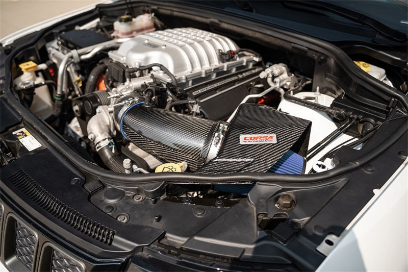 CORSA Performance Corsa 20-23 Dodge Durango SRT Hellcat Carbon Fiber Air Intake w/ MaxFlow 5 Oil Filt. 44011