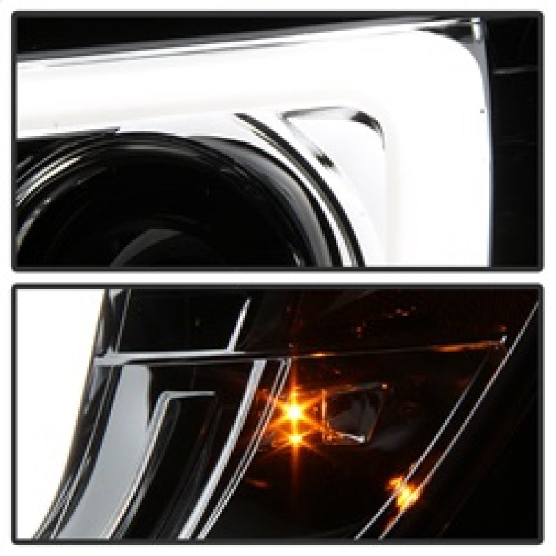 Spyder Toyota Tacoma 05-11 Projector Headlights - Light Bar DRL - Chrome PRO-YD-TT05V2-LB-C 5084668