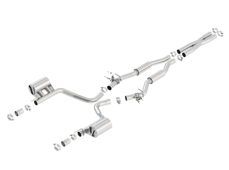 Borla 2015 Dodge Challenger SRT/392 Hemi 6.4L V8 S-TYPE Catback Exhaust w/ Valves Factory Bezel 140640