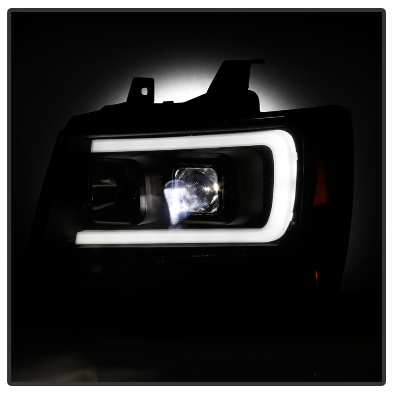 Spyder Chevy Suburban 1500/2500 07-14 Tahoe 07-14 LED Headlights Black PRO-YD-CSUB07V2PL-BK 5087515