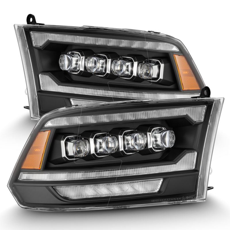 AlphaRex 09-18 Ram 2500 NOVA LED Proj Headlights Plank Style Chrome w/Activ Light/Seq Signal/DRL 880556 *Discontinued