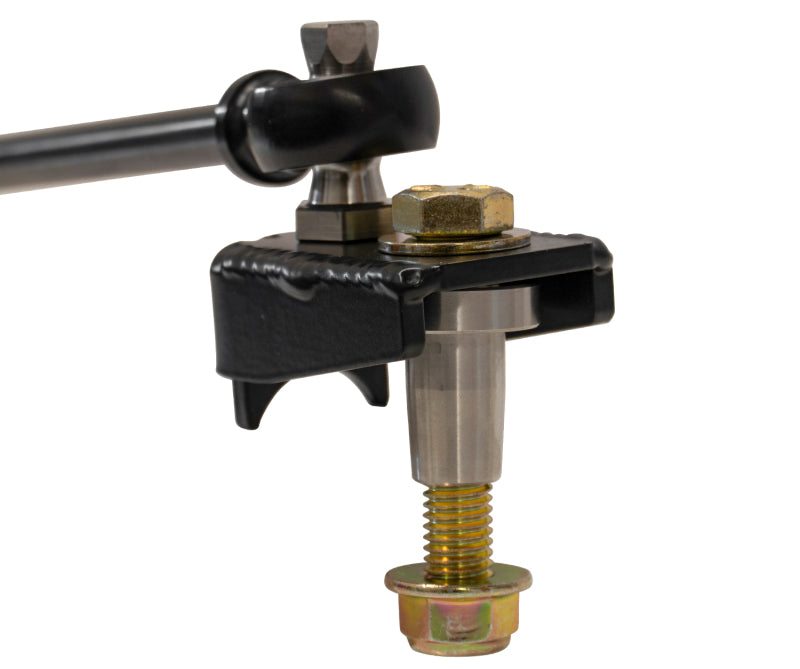 Carli 08-16 Ford F250/350 SD Stainless Steel High Mount Steering Stabilizer 2.5in & 4.5in Lift CS-FHMSS-08