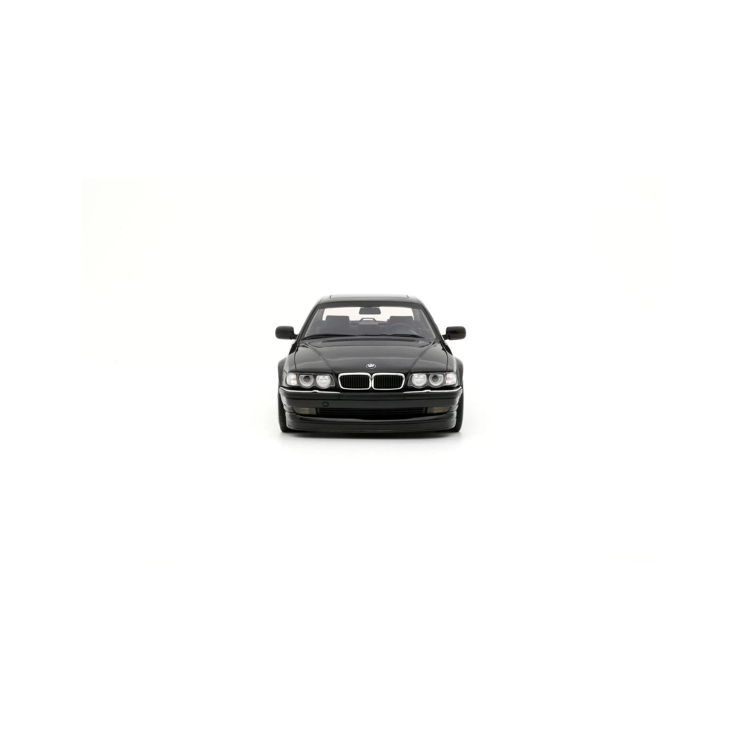 Otto 2000 BMW 740iL E38 Sedan Low Stance Jet Black 668 1:18