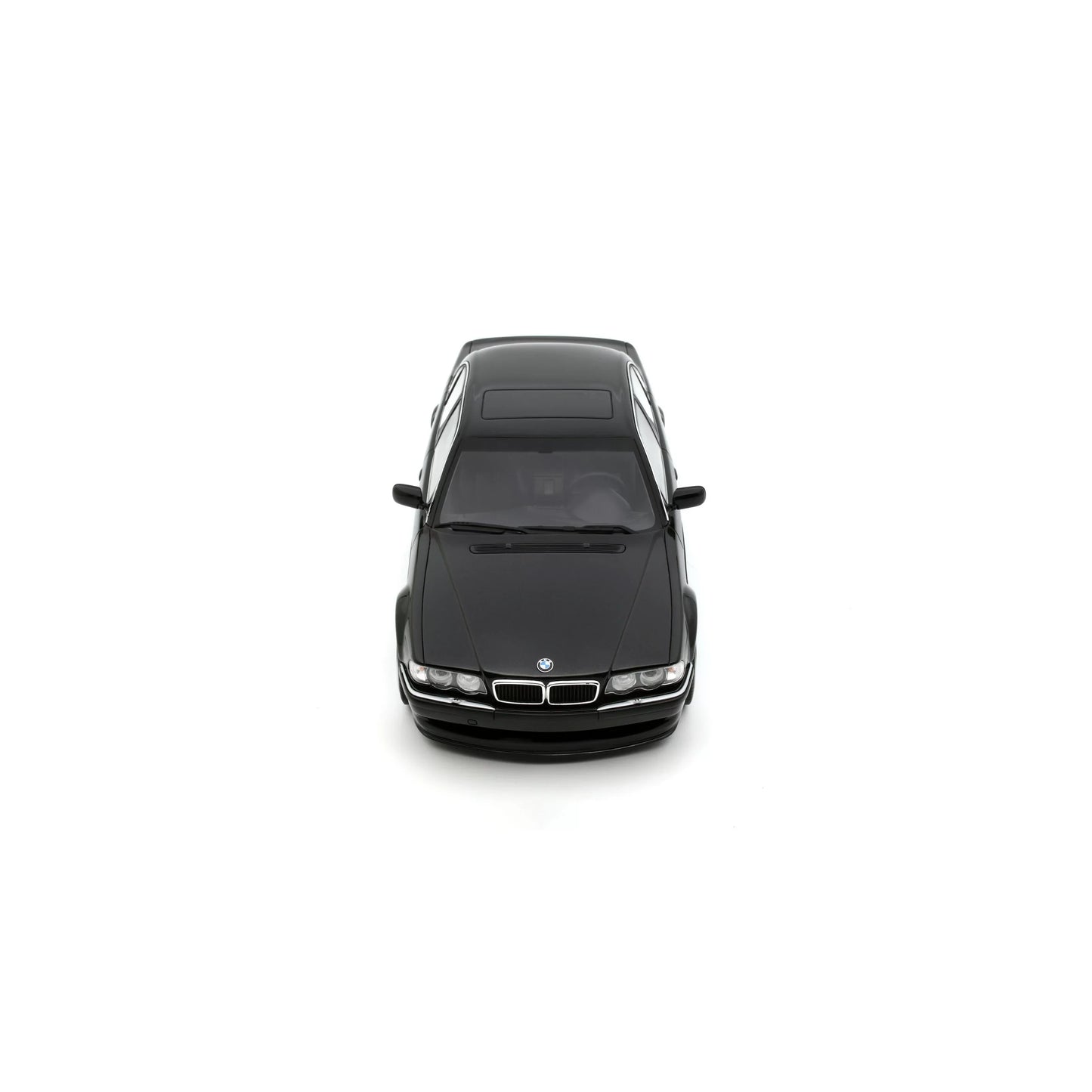 Otto 2000 BMW 740iL E38 Sedan Low Stance Jet Black 668 1:18