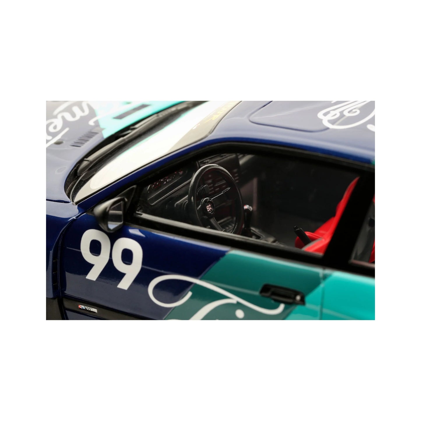 Otto 2024 BMW E36 M3 Khyzyl Saleem "My Kyza" Blue & Green 1:18