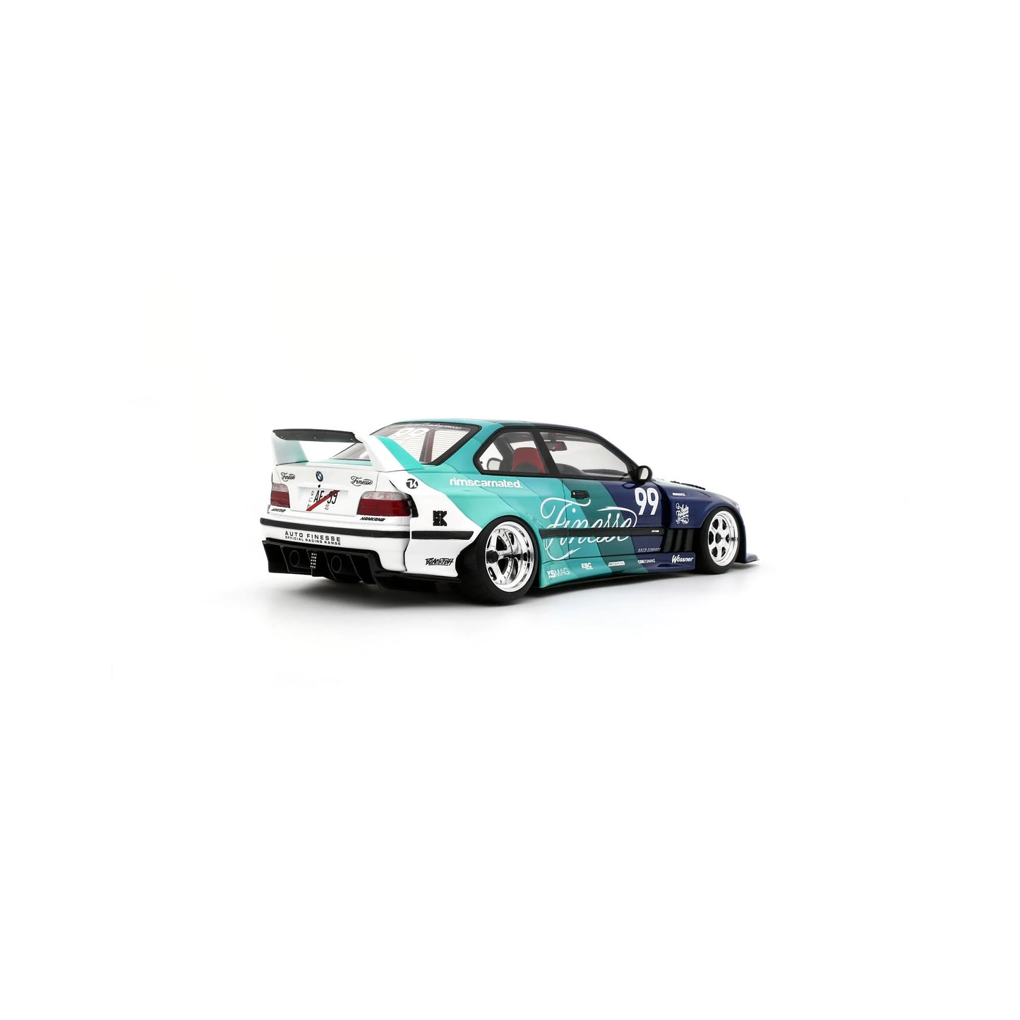 Otto 2024 BMW E36 M3 Khyzyl Saleem "My Kyza" Blue & Green 1:18