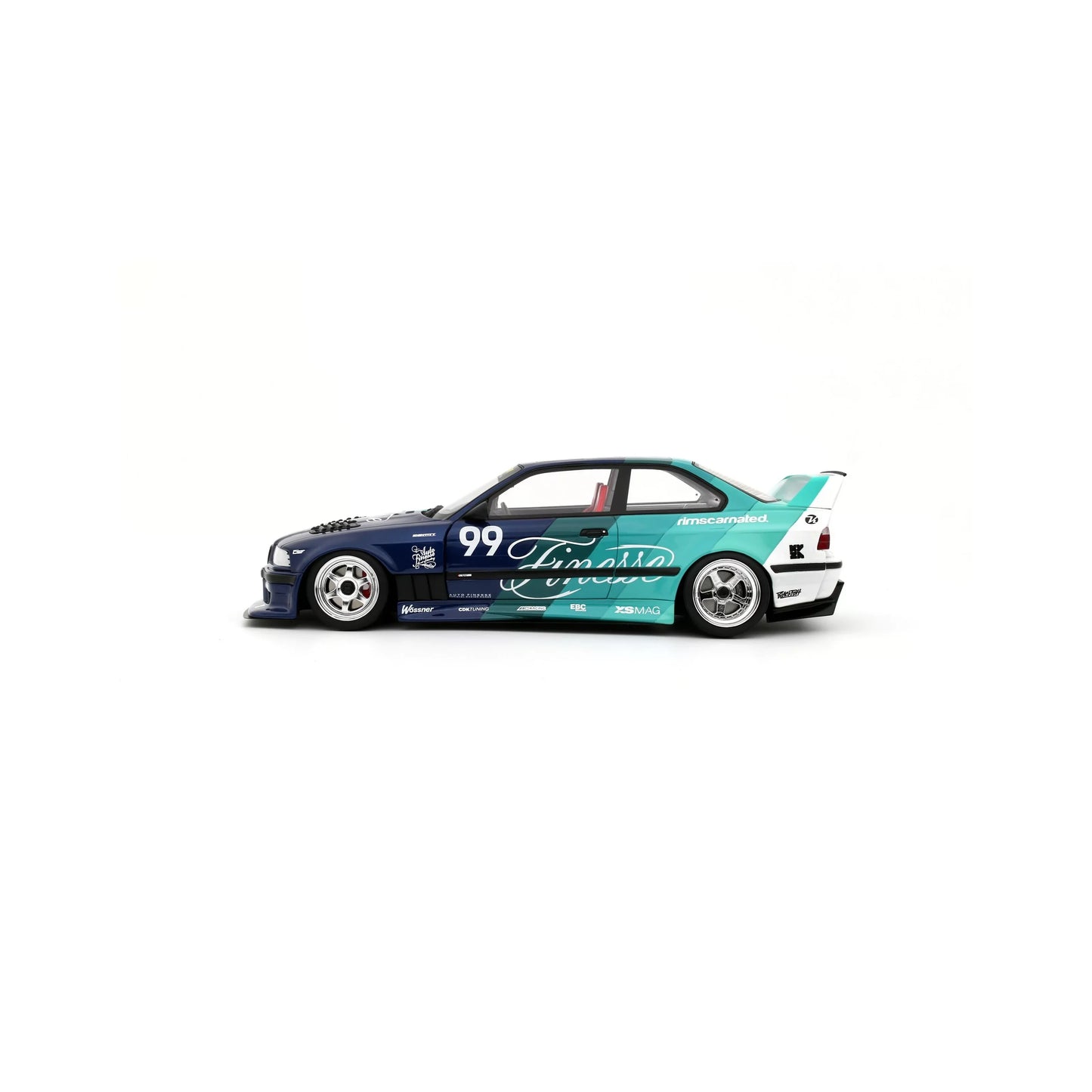 Otto 2024 BMW E36 M3 Khyzyl Saleem "My Kyza" Blue & Green 1:18