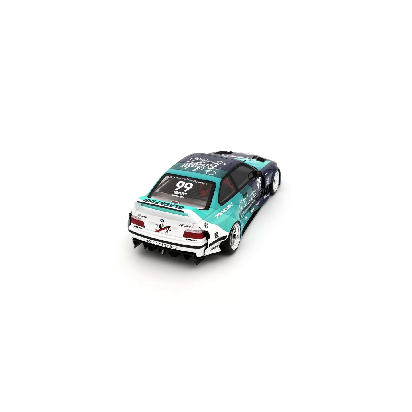 Otto 2024 BMW E36 M3 Khyzyl Saleem "My Kyza" Blue & Green 1:18