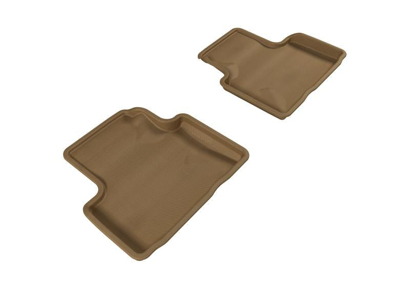 3D MAXpider 2007-2015 Infiniti Q40/G35/37 Kagu 2nd Row Floormats - Tan L1IN00621502