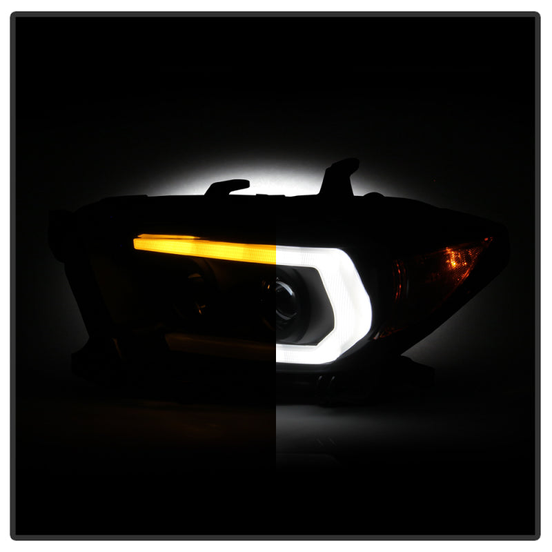 Spyder Toyota Tacoma 16-18 (TRD Model Only) Projector Headlights Black Smoke PRO-YD-TT16V1-SEQ-BSM 5087553