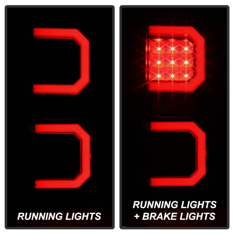 Spyder 04-09 Dodge Durango LED Tail Lights - Black Smoke ALT-YD-DDU04-LED-BSM 5086549