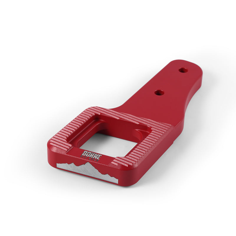 Borne Off-Road 2017+ Ford Raptor / 2009+ Ford F150 Borne Off-Road Billet Tow Hooks - Red BNTH-F150-17RD