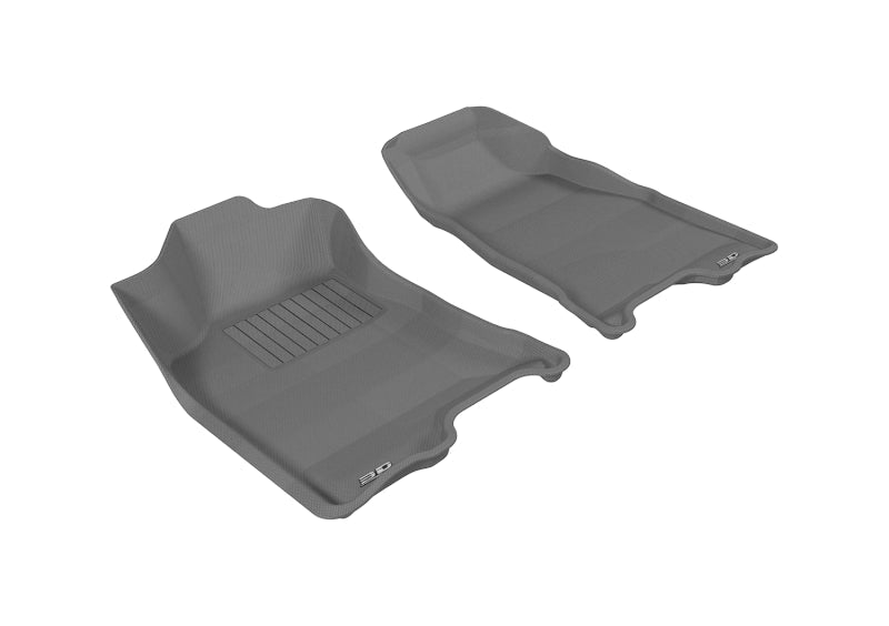 3D MAXpider 2004-2012 Chevrolet/GMC Colorado/Canyon Crew Cab Kagu 1st Row Floormat - Gray L1CH02711501