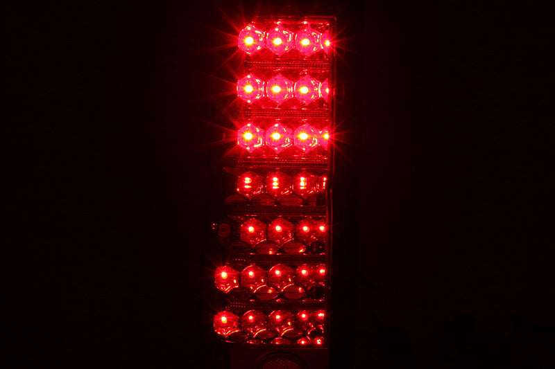 Anzo 1986-1997 Nissan Hardbody LED Tail lights Red/Clear