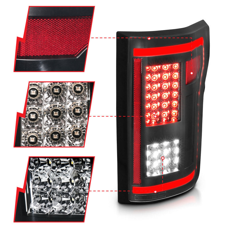 Anzo Ford F-150 15-17 L.E.D Tail Lights G2 Smoke