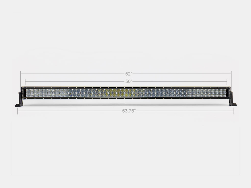Cali Raised LED Cali Raised 52 Curved 5D Dual Row 5D Optic Osram Led Bar - Combo CR2321
