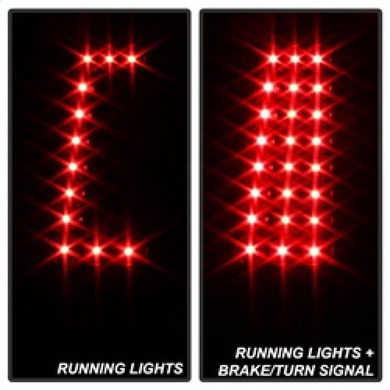 SPYDER xTune 03-06 Chevy Silverado 1500 (w/o Stepside) LED Tail Lights - Blk Smoke (ALT-ON-CS03-G2-LED-BSM) 9039218