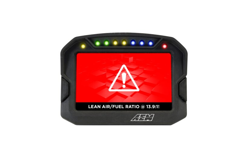 AEM CD-5LG Carbon Logging Digital Dash Display w/ Internal 10Hz GPS & Antenna 30-5603
