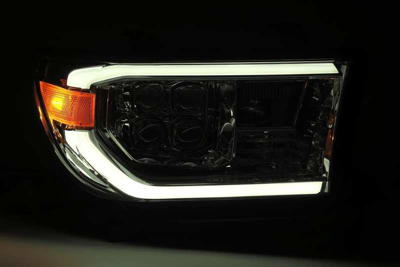 AlphaRex 07-13 Toyota Sequoia (w/Lvl Adj) NOVA LED Proj Headlights Plank Alpha Blk w/Seq Signal/RDL 880747 *Discontinued