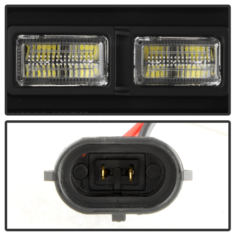 SPYDER 14-21 Jeep Grand Cherokee Proj Headlights - Halogen Model Only - PRO-YD-JGC14HALSI-SBGR-BK 5088949