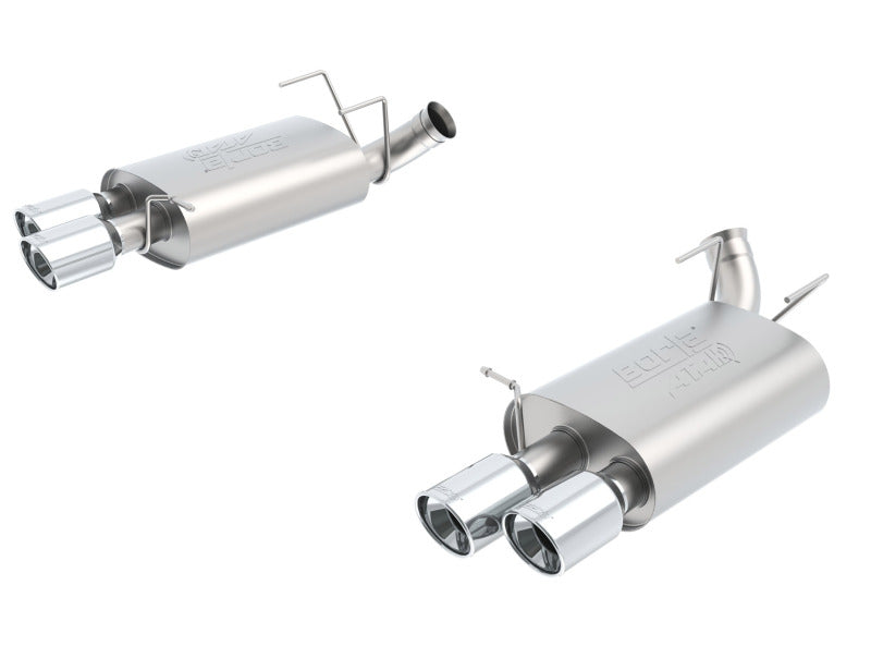 Borla 13-14 Mustang Shelby GT500 GT 5.8L V8 RWD Dual Split Rear Exit ATAK Exhaust Rear Section Only 11831