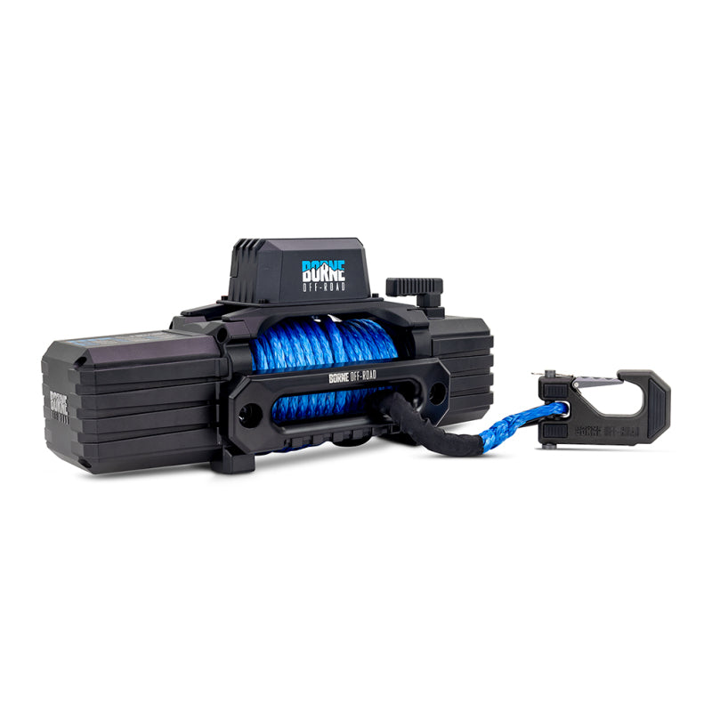 Borne Off-Road 10K Winch - Blue Synthetic Rope BNWN-10-SBL