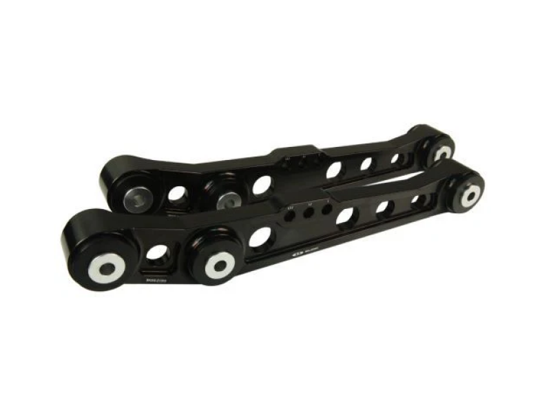 BLOX Racing V2 Billet Rear Lower Control Arms Poly Bushings 96-00 Honda Civic - Black BXSS-21204-BK-V2