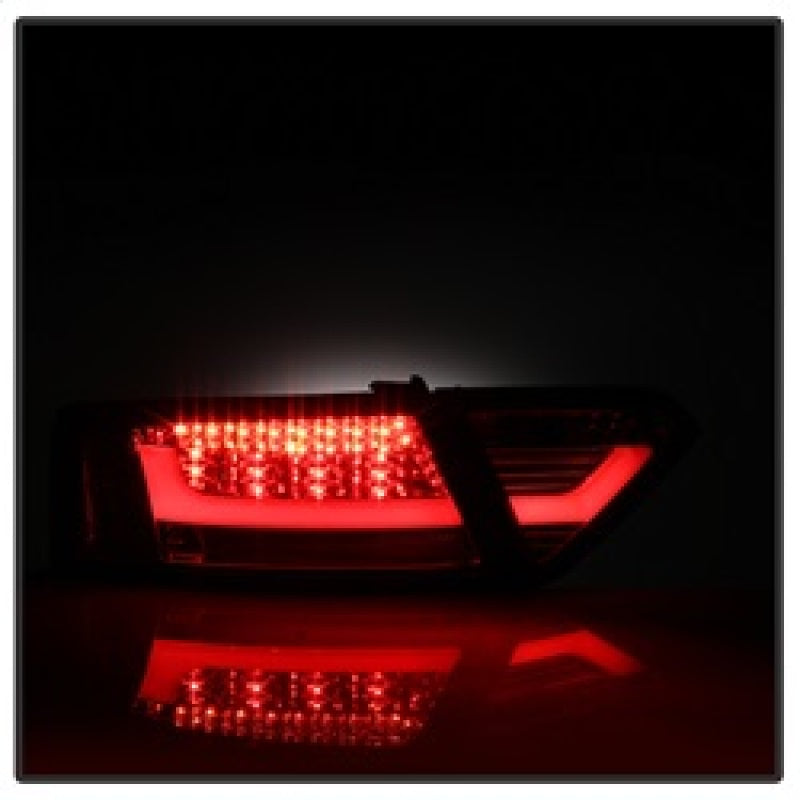 Spyder 08-12 Audi A5 LED Tail Lights - Red Clear ALT-YD-AA508V2-LED-RC 5083258