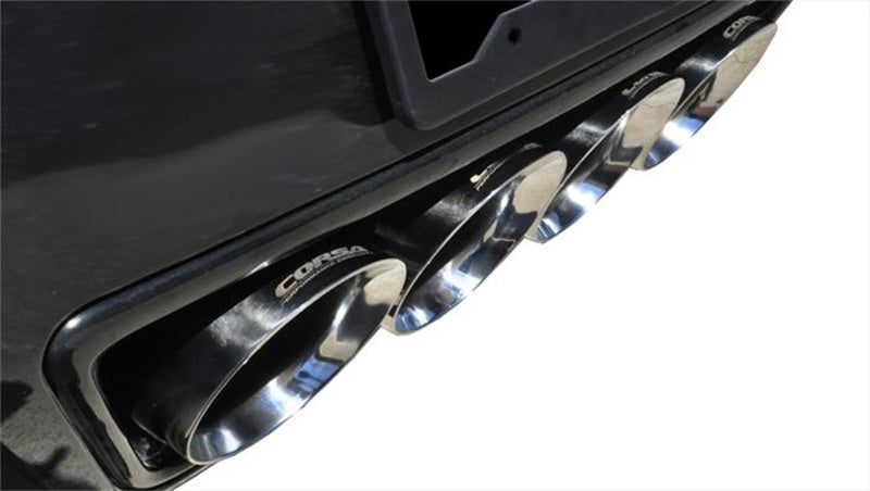 Corsa Performance 2015 Corvette Z06 2.75in Axle Back Exhaust Polished Dual Rear