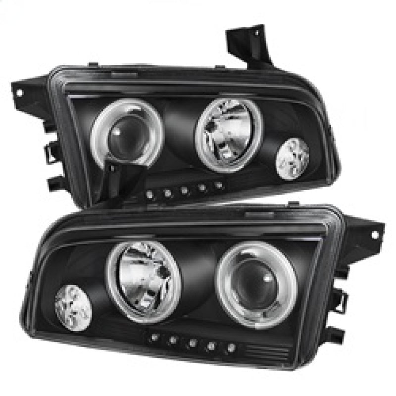 Spyder Dodge Charger 06-10 Projector Headlights Halogen Model CCFL Halo LED Blk PRO-YD-DCH05-CCFL-BK 5009715