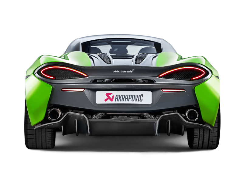 Akrapovic 16-17 McLaren 540C 570S Slip-On Line (Titanium) w/ Carbon Tips S-MC/TI/3
