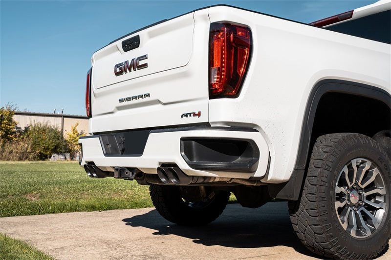 CORSA Performance Corsa 19-23 GMC Sierra 1500 Cat-Back Dual Rear Exit with Twin 4in Black Powder Coat Pro-Series Tips 21201BPC