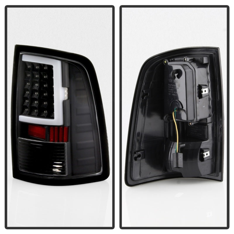 SPYDER xTune 13-18 Dodge Ram 1500 LED Tail Lights - Black (ALT-ON-DRAM13V2-LBLED-BK) 9041013