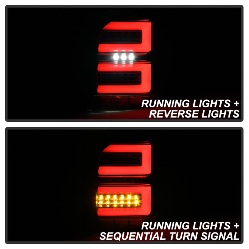Spyder Toyota 4Runner 10-14 LED Tail Lights - Sequential Turn Signal - Black ALT-YD-T4R10-SEQ-BK 5087812
