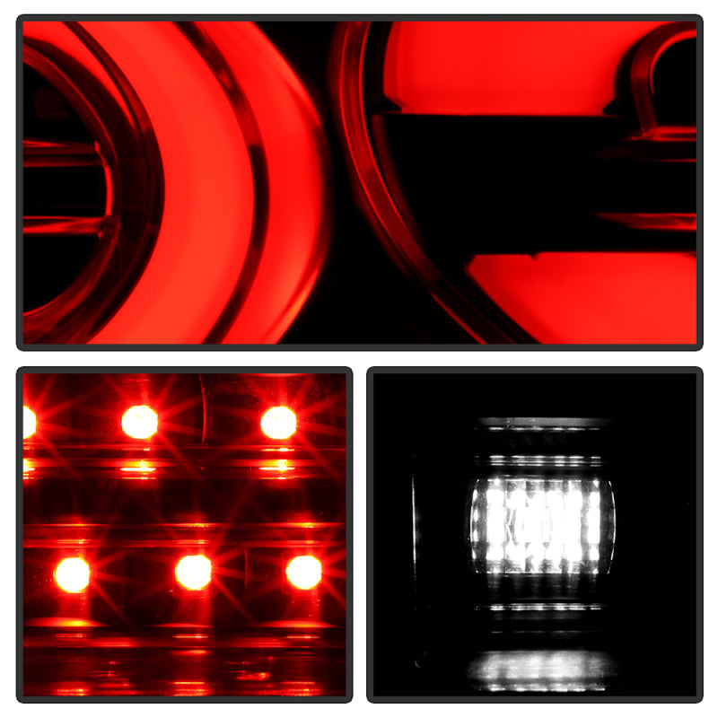Spyder Chevy Camaro 16-18 Halogen LED Tail Lights Black ALT-YD-CCAM16HAL-SEQ-BK 5087218