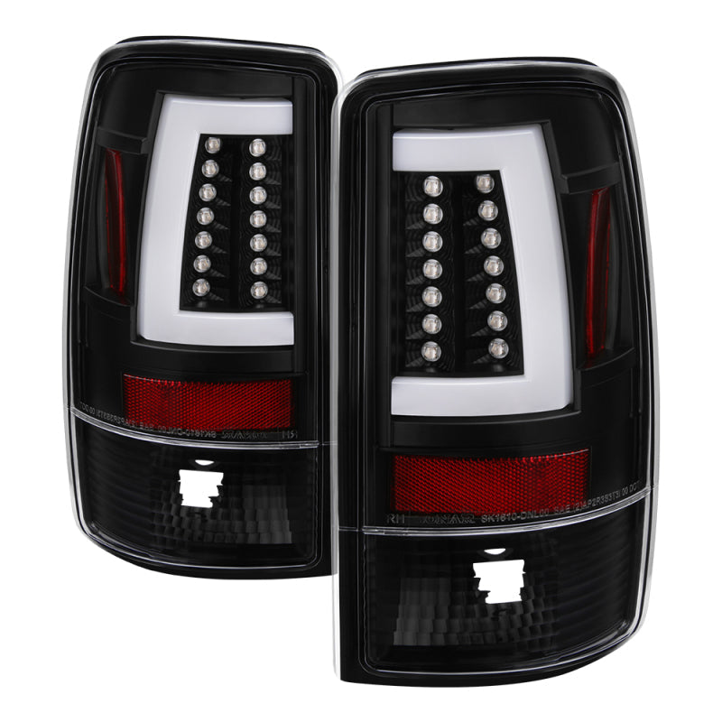 Spyder 00-06 GMC Yukon/Yukon XL V2 Light Bar LED Tail Lights - Black (ALT-YD-CD00V2-LBLED-BK) 5084149