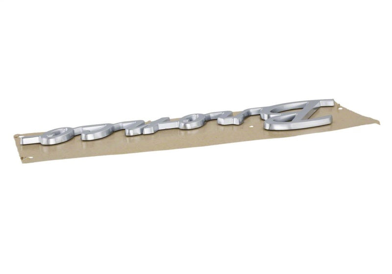 Ford Racing 21-23 Bronco Script Fender Badge - Silver M-1447-BSS