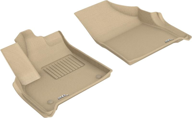 3D MAXpider 2018-2020 Buick Enclave Kagu 1st Row Floormat - Tan L1BC04011502