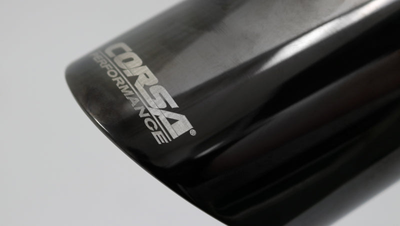 Corsa Single Universal 2.5in Inlet / 3in Outlet Black PVD Pro-Series Tip Kit TK001BLK