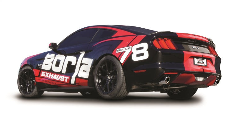Borla Atak Cat-Back 15-17 Ford Mustang GT 5.0L V8 MT/AT 3in pipe 4in tip 140630
