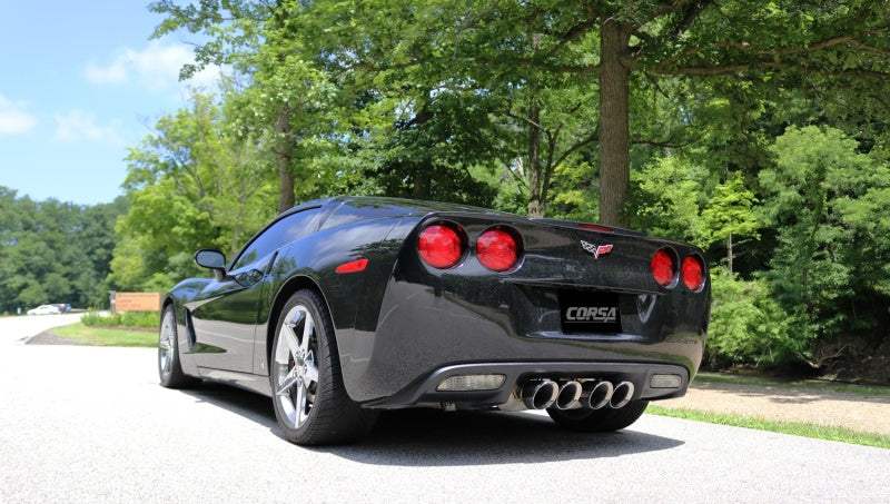 Corsa Performance 09-13 Chevrolet Corvette (C6) 6.2L Polished Xtreme Axle-Back Exhaust