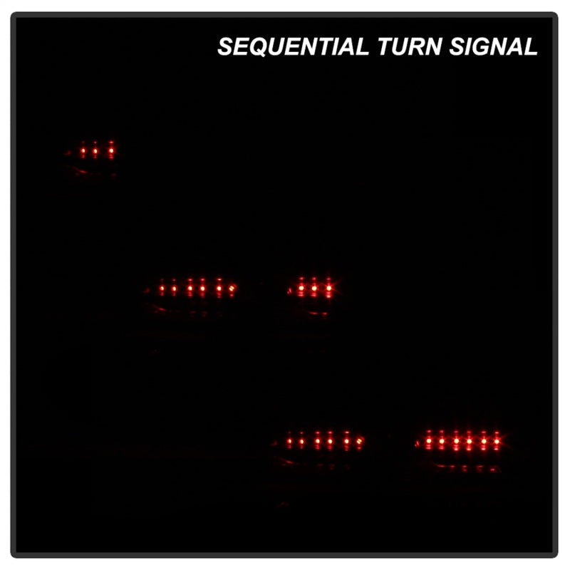 Spyder Chevy Camaro 16-18 (Do Not Fit Halogen Model) LED Tail Lights Black ALT-YD-CCAM16LED-SEQ-BK 5087232
