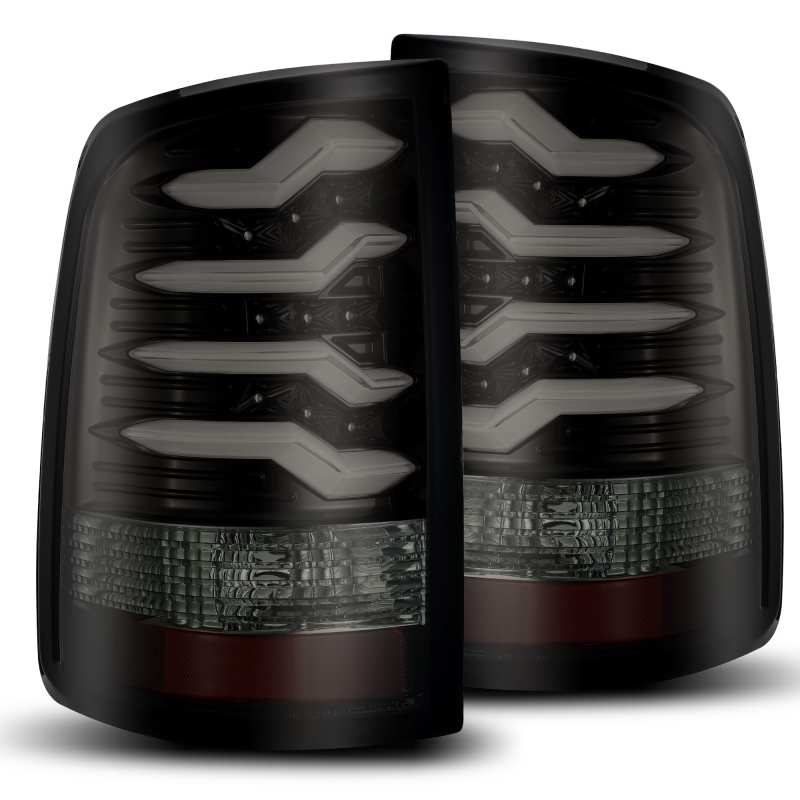 AlphaRex 09-18 Dodge Ram 1500 PRO-Series LED Tail Lights Jet Black 640010 *Discontinued