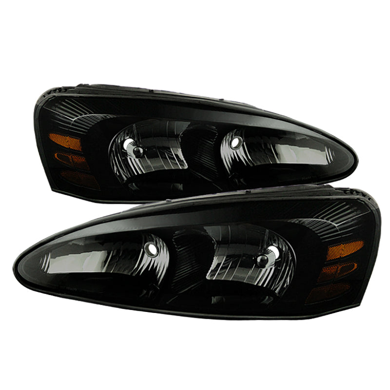 SPYDER Xtune Pontiac Grand Prix 04-08 Crystal Headlights Black Smoke HD-JH-PGPRIX04-AM-BSM 9029400