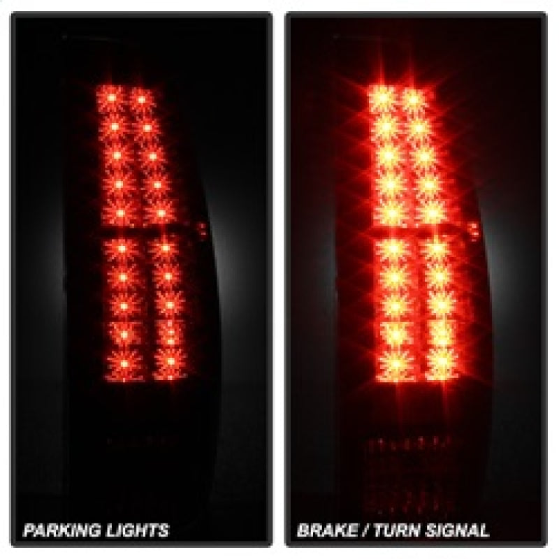 Spyder Chevy Avalanche 07-13 LED Tail Lights Black ALT-YD-CAV07-LED-BK 5032461