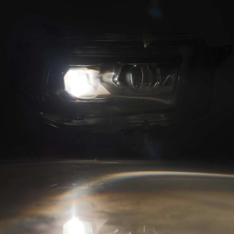 AlphaRex 10-13 Toyota 4Runner PRO-Series Proj Headlights Plank Style Alpha Blk w/Seq Signal/DRL 880754 *Discontinued